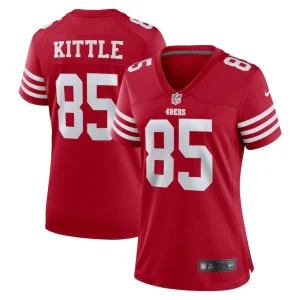 George kittle san francisco 49ers nike womens team game player jersey Scarlet