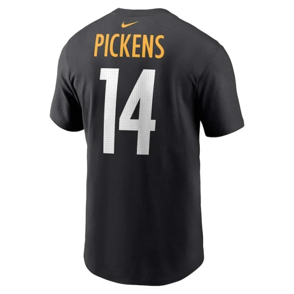 George pickens pittsburgh steelers nike player name number t shirt Black L