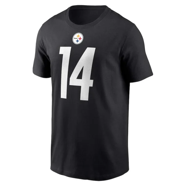 George pickens pittsburgh steelers nike player name number t shirt Black M