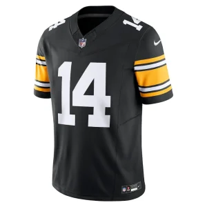 George pickens pittsburgh steelers nike vapor f.u.s.e. limited jersey Black M
