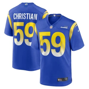 Geron christian los angeles rams nike team game jersey Royal