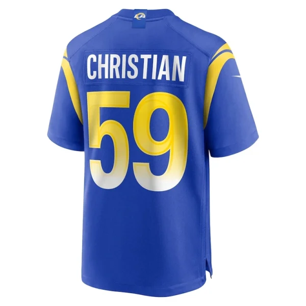 Geron christian los angeles rams nike team game jersey Royal L