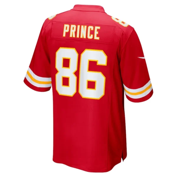 Gerrit prince kansas city chiefs nike team game jersey Red L