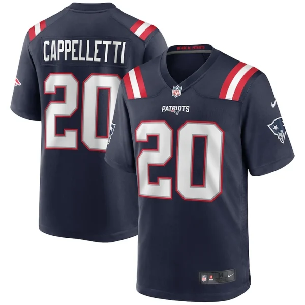 Gino cappelletti new england patriots nike game retired player jersey Navy