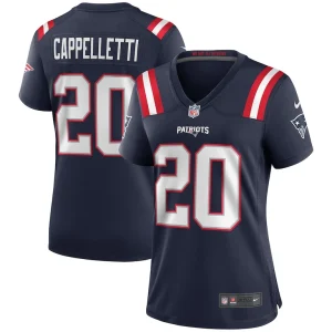 Gino cappelletti new england patriots nike womens game retired player jersey Navy