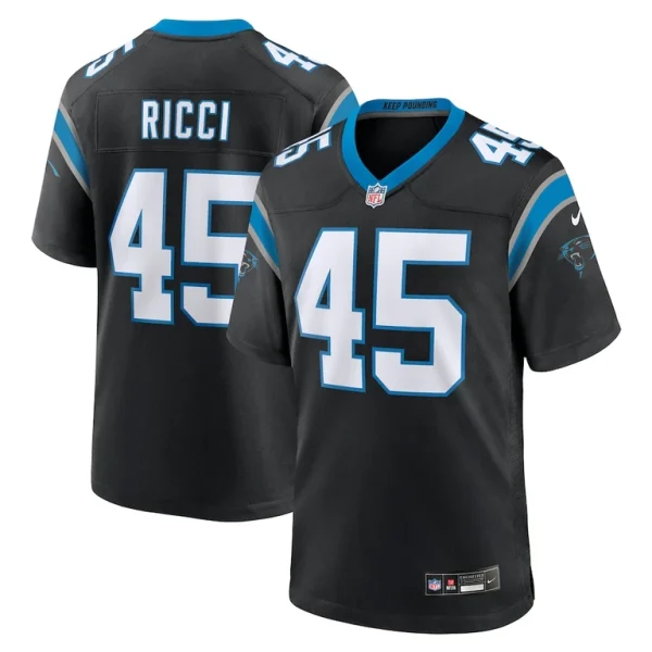 Giovanni ricci carolina panthers nike team game jersey Black