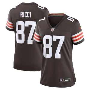 Giovanni ricci cleveland browns nike womens game jersey Brown