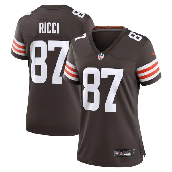 Giovanni ricci cleveland browns nike womens game jersey Brown