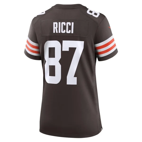 Giovanni ricci cleveland browns nike womens game jersey Brown L