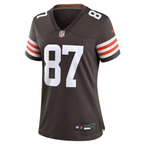 Giovanni ricci cleveland browns nike womens game jersey Brown M