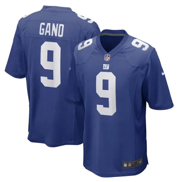 Graham gano new york giants nike team game player jersey Royal