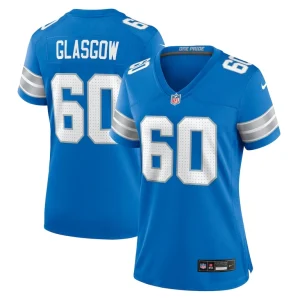 Graham glasgow detroit lions nike womens team game jersey Blue
