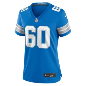 Graham glasgow detroit lions nike womens team game jersey Blue M