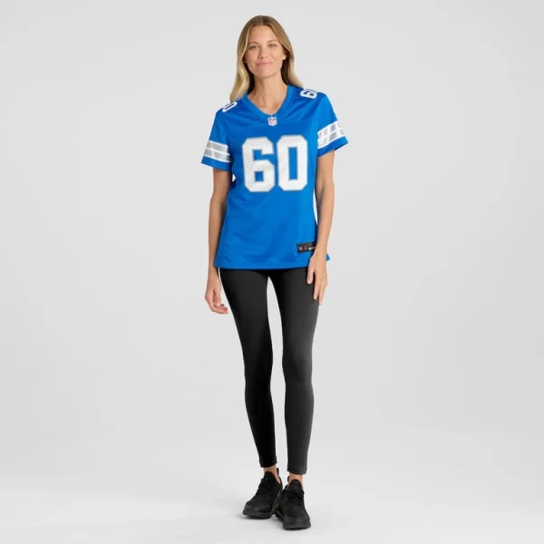 Graham glasgow detroit lions nike womens team game jersey Blue XL