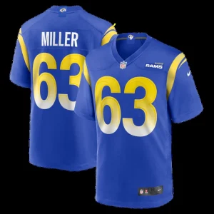Grant miller los angeles rams nike game jersey Royal