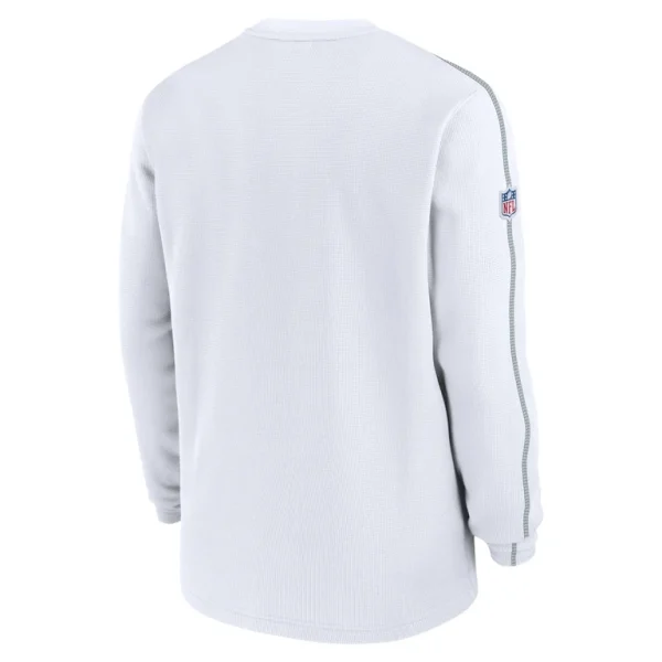 Green bay packers nike 2024 sideline coaches long sleeve top White L