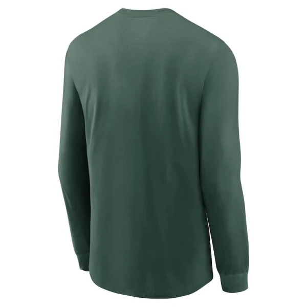 Green bay packers nike all out long sleeve t shirt Green L