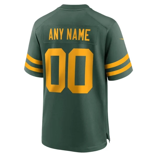 Green bay packers nike alternate custom jersey Green L
