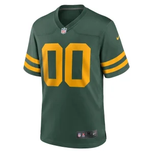 Green bay packers nike alternate custom jersey Green M