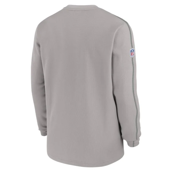 Green bay packers nike alternate logo coach long sleeve top Gray L
