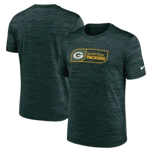 Green bay packers nike big tall velocity jock tag performance t shirt Green