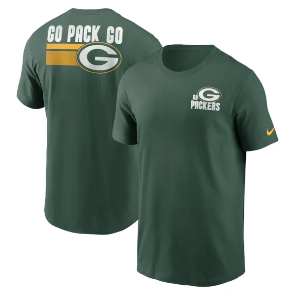 Green bay packers nike blitz essential t shirt Green