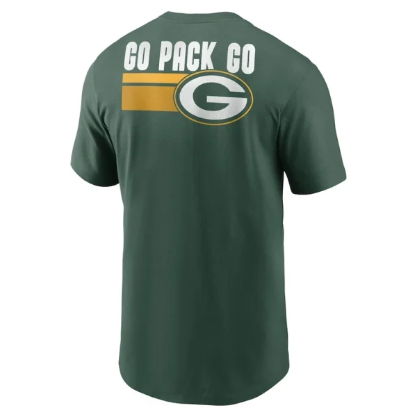 Green bay packers nike blitz essential t shirt Green L