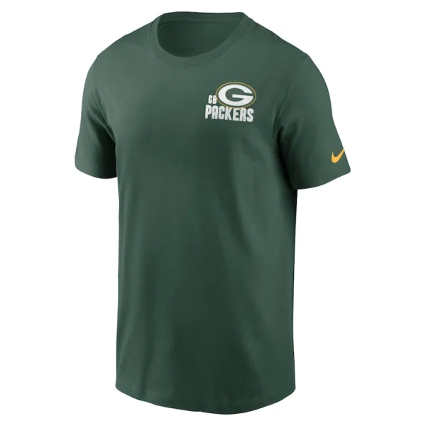 Green bay packers nike blitz essential t shirt Green M