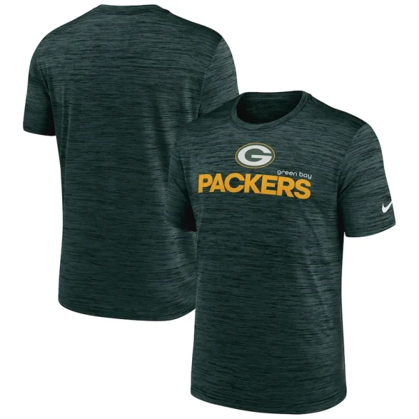 Green bay packers nike blitz velocity modern performance t shirt Green