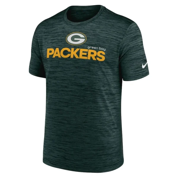Green bay packers nike blitz velocity modern performance t shirt Green M