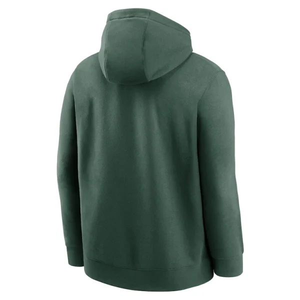 Green bay packers nike club logo pullover hoodie Green L