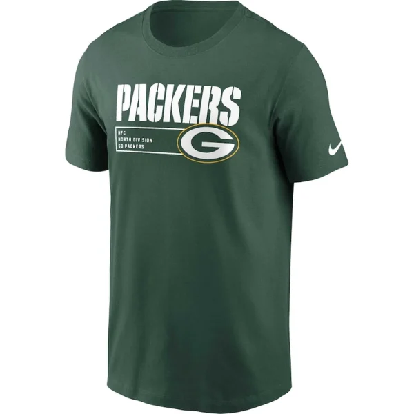 Green bay packers nike division essential t shirt Green M