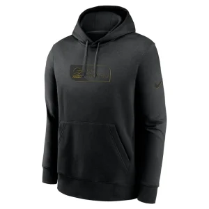Green bay packers nike edge french terry club pullover hoodie Black M