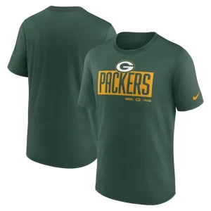 Green bay packers nike exceed performance t shirt Green