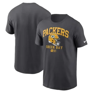 Green bay packers nike helmet essential t shirt anthracite Multi