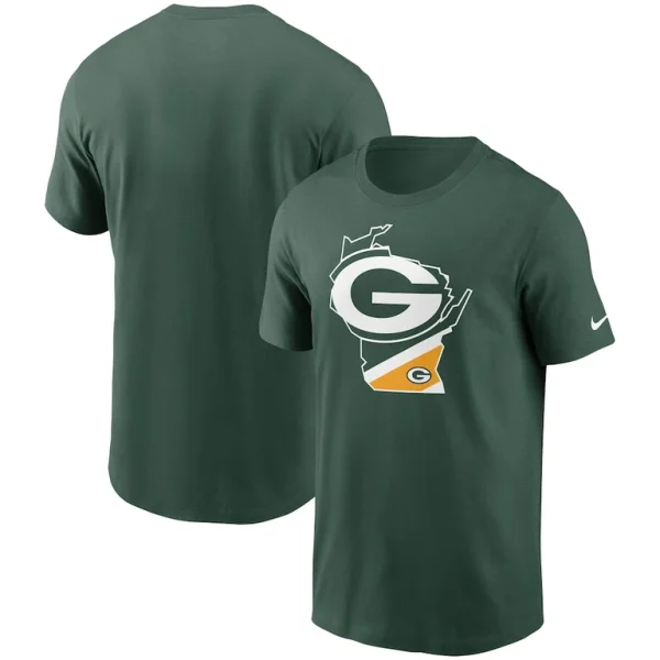 Green bay packers nike hometown collection wisconsin t shirt Green
