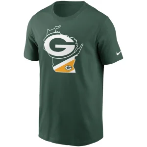 Green bay packers nike hometown collection wisconsin t shirt Green M