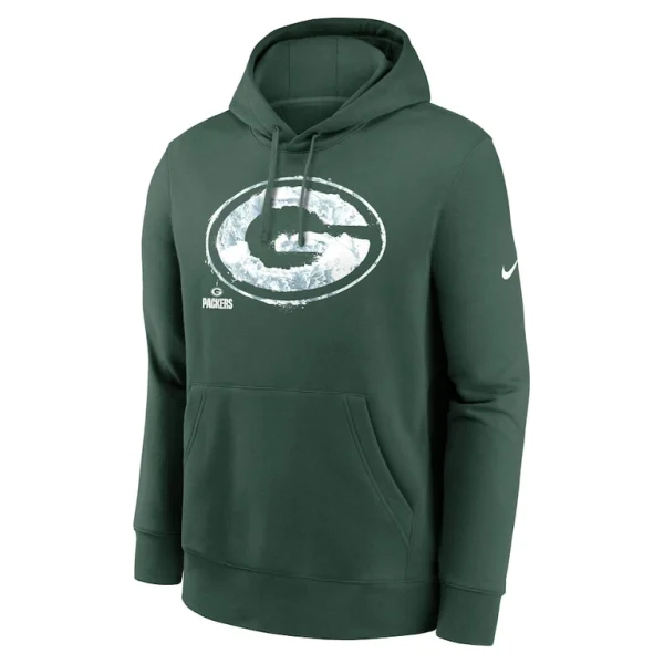 Green bay packers nike hometown fleece pullover hoodie Green M