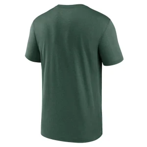 Green bay packers nike horizontal lockup legend performance t shirt Green L