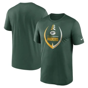 Green bay packers nike icon legend performance t shirt Green
