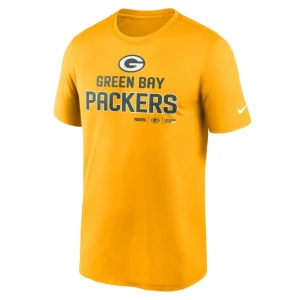 Green bay packers nike legend community performance t shirt Gold M