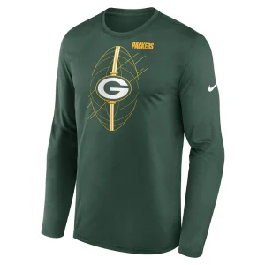 Green bay packers nike legend icon long sleeve t shirt Green M