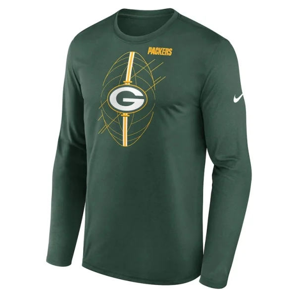 Green bay packers nike legend icon long sleeve t shirt Green M
