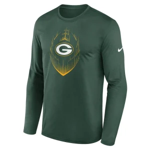 Green bay packers nike legend icon long sleeve t shirt Green M