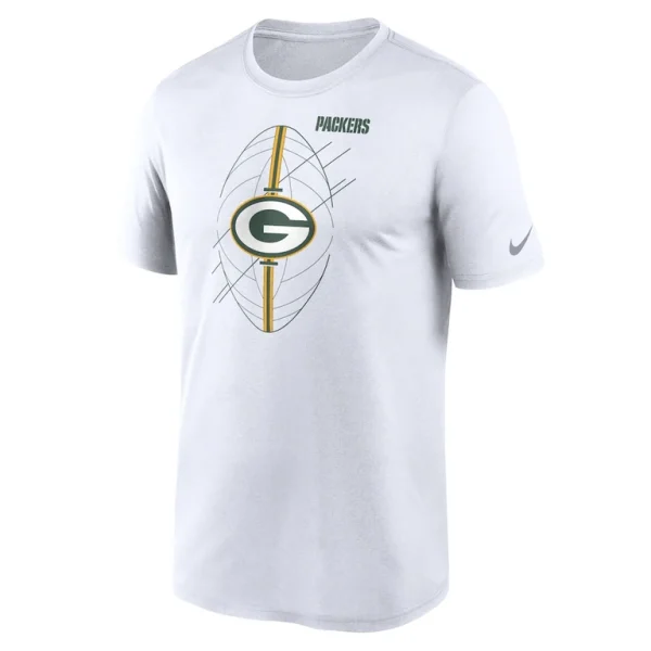 Green bay packers nike legend icon performance t shirt White M