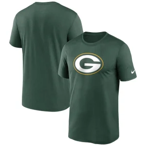 Green bay packers nike legend logo performance t shirt Green