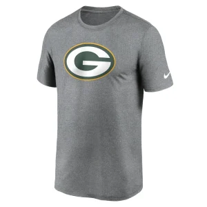 Green bay packers nike legend logo performance t shirt Heather charcoal M