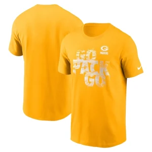 Green bay packers nike local essential t shirt Gold