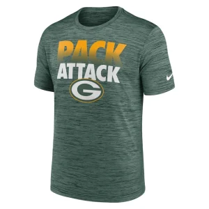 Green bay packers nike local velocity performance t shirt Green M