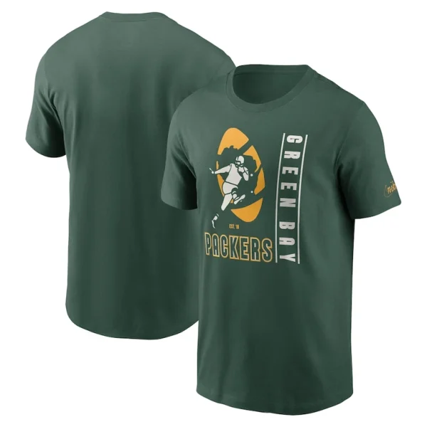 Green bay packers nike lockup essential t shirt Green